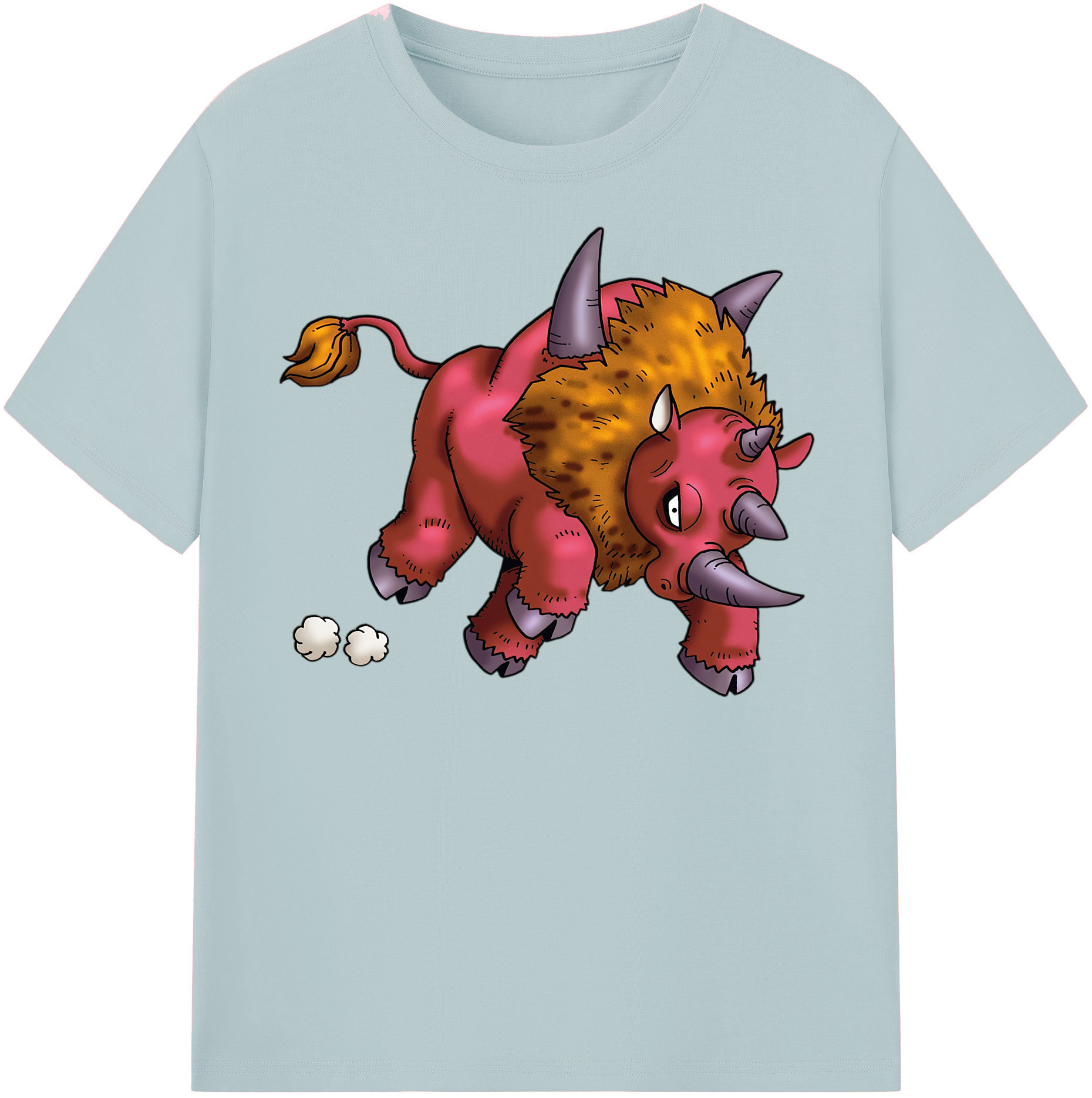 （画像用） ドラゴンクエスト Doragon Kuesuto Dragon Quest 綿100％半袖Tシャツ（フロントプリント）